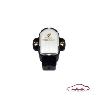سنسور دريچه گاز (پتانسيومتر) پشت فلزي طرح بوش پژو 206 o وي پارت  - كد 1022049